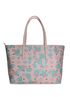 Medium Anya Floral Leopard Tote, back view